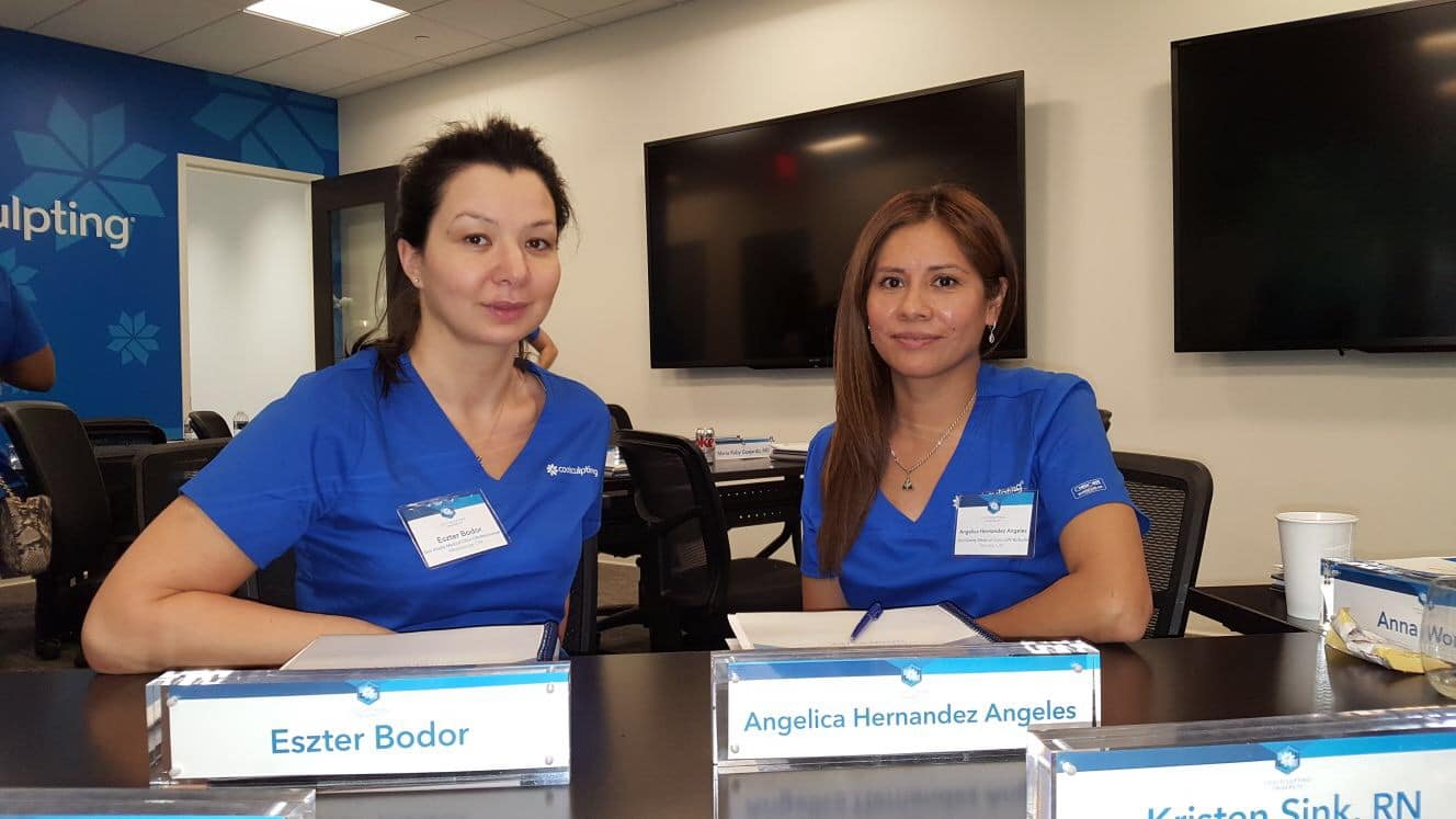 CoolSculpting technicians at CoolSculpting University.