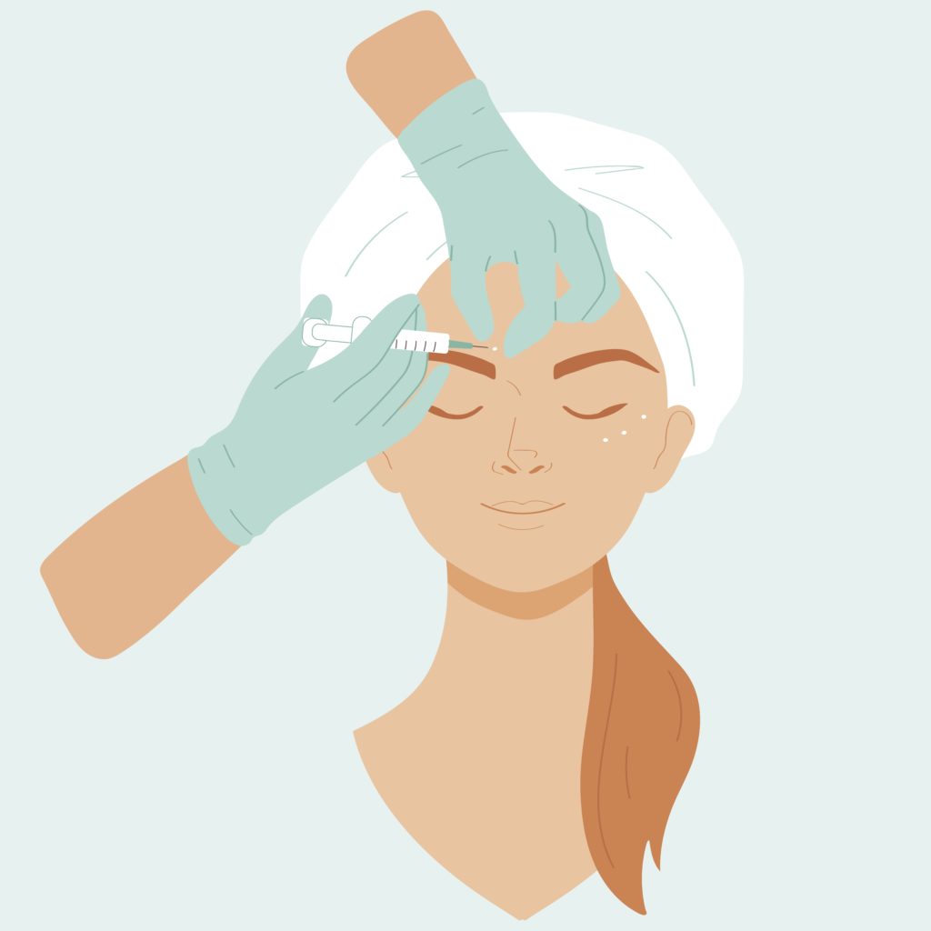 Botox Injections Illustration