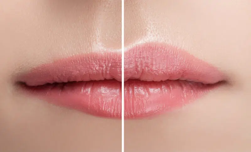 lip flip botox before and after